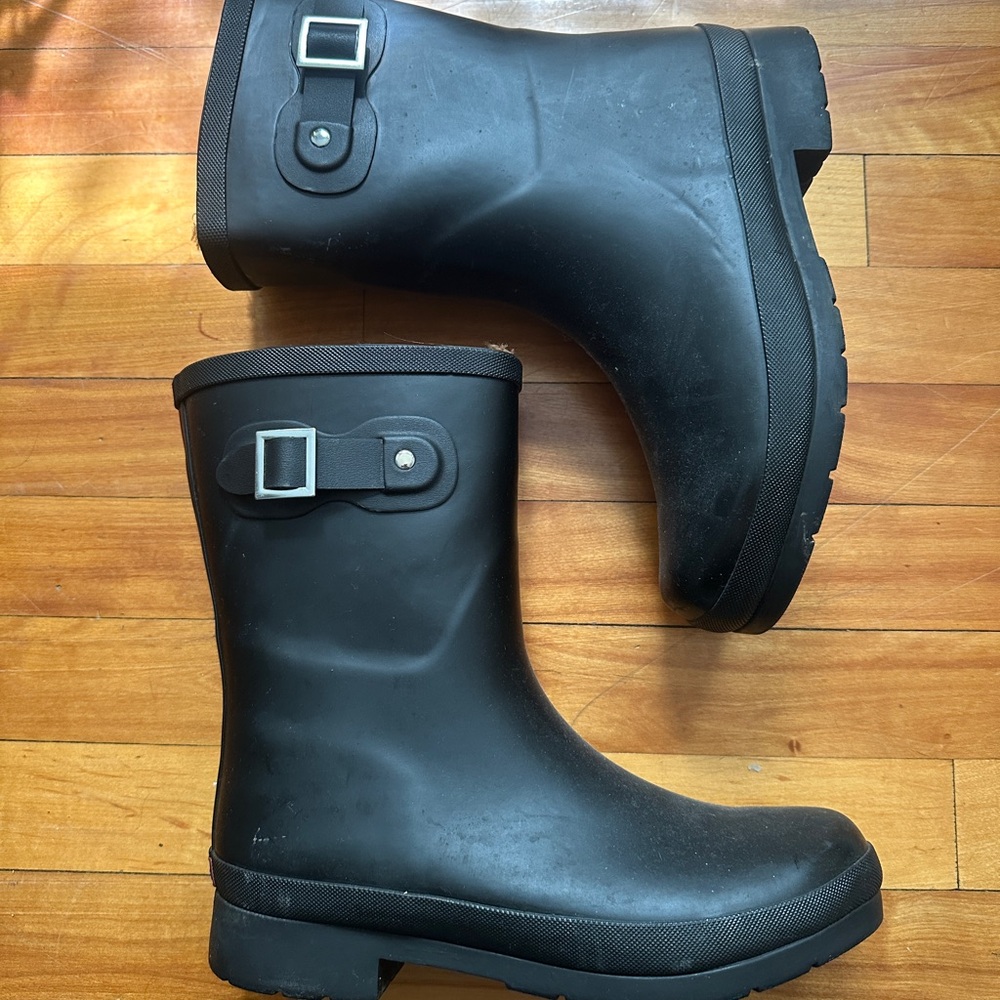 Chooka Lined Black Rain Boots